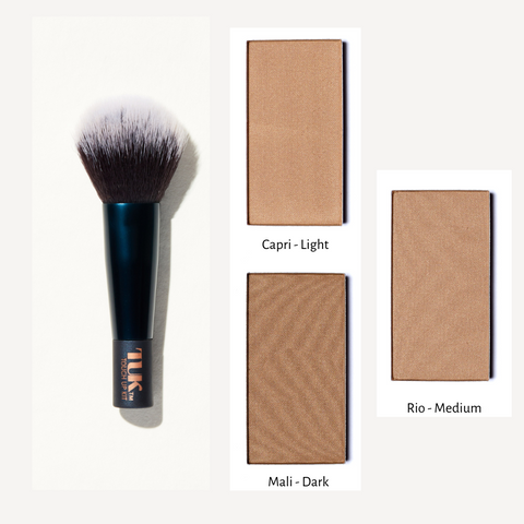 Bronzer & Brush Sample Set